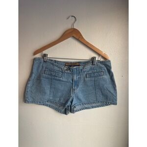 Vintage No Excuses Blue Jeans Denim Shorts Womens 13/14 Light Wash